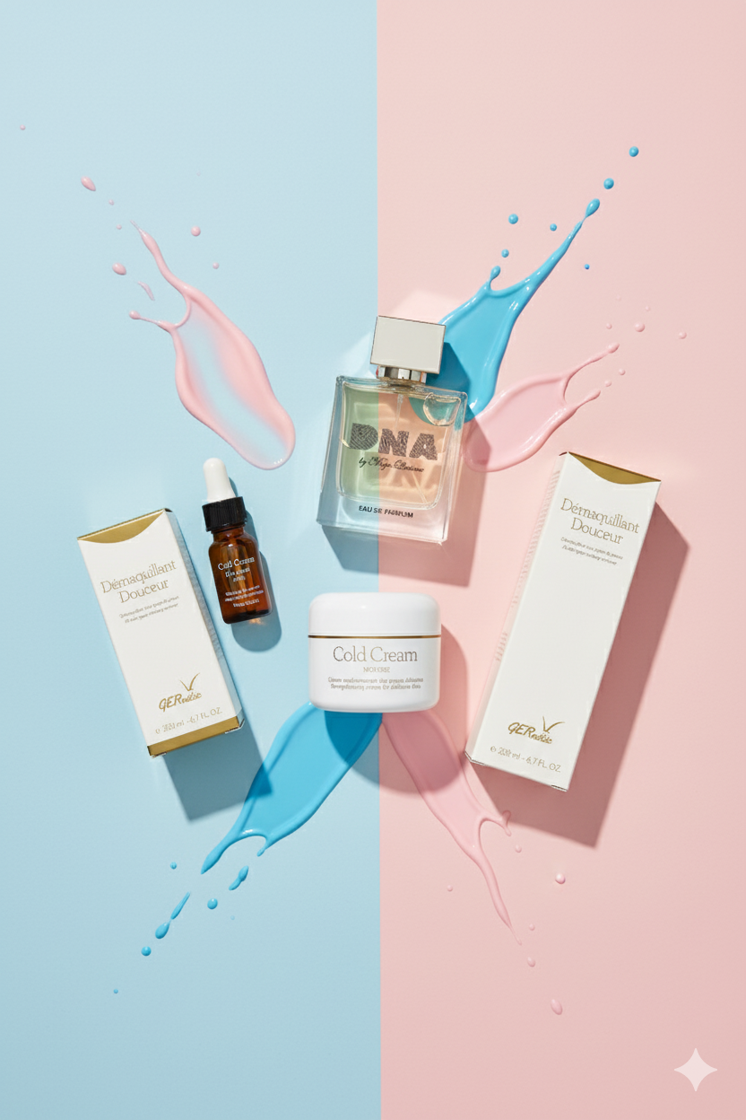 Gemini Generated Image of beauty products