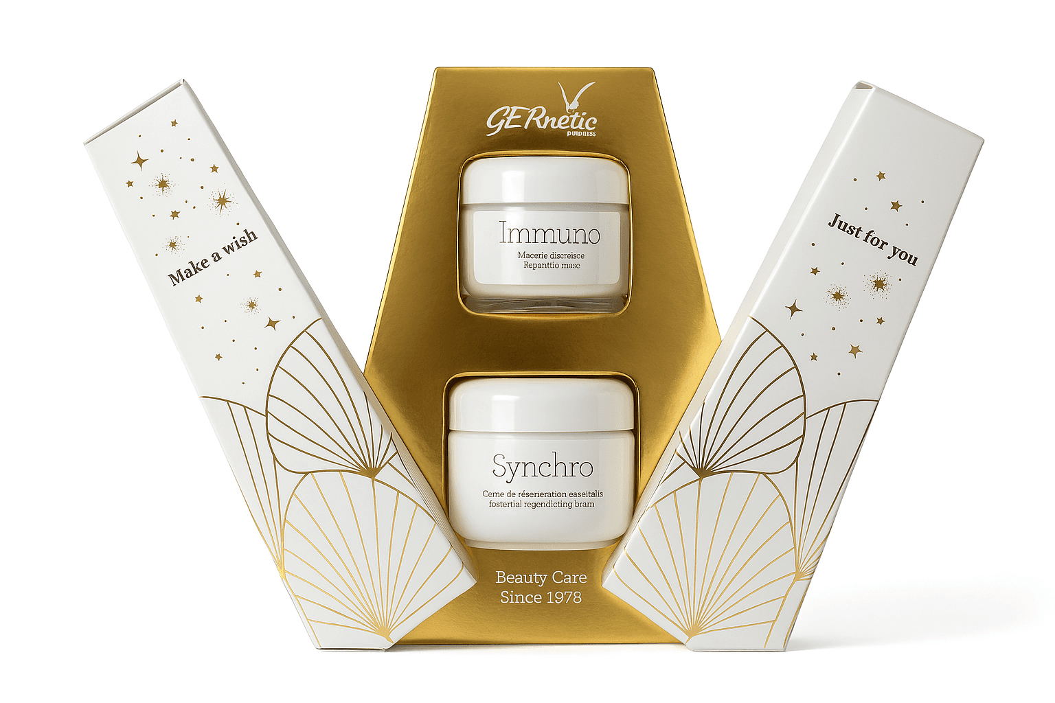 Gernetic International Synchro Cream Regulating Face Care,50ml,1.6oz and Gernetic Immuno Restructuring Face Mask,30ml,1.0oz - Premium Skincare at nayalc.com