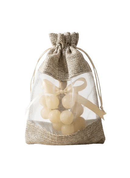 Handmade Grape Soap Bundle on a Rope – Natural Ingredient Decorative Bar Soap with Twine Loop & Ribbon Bow, Perfect Gift