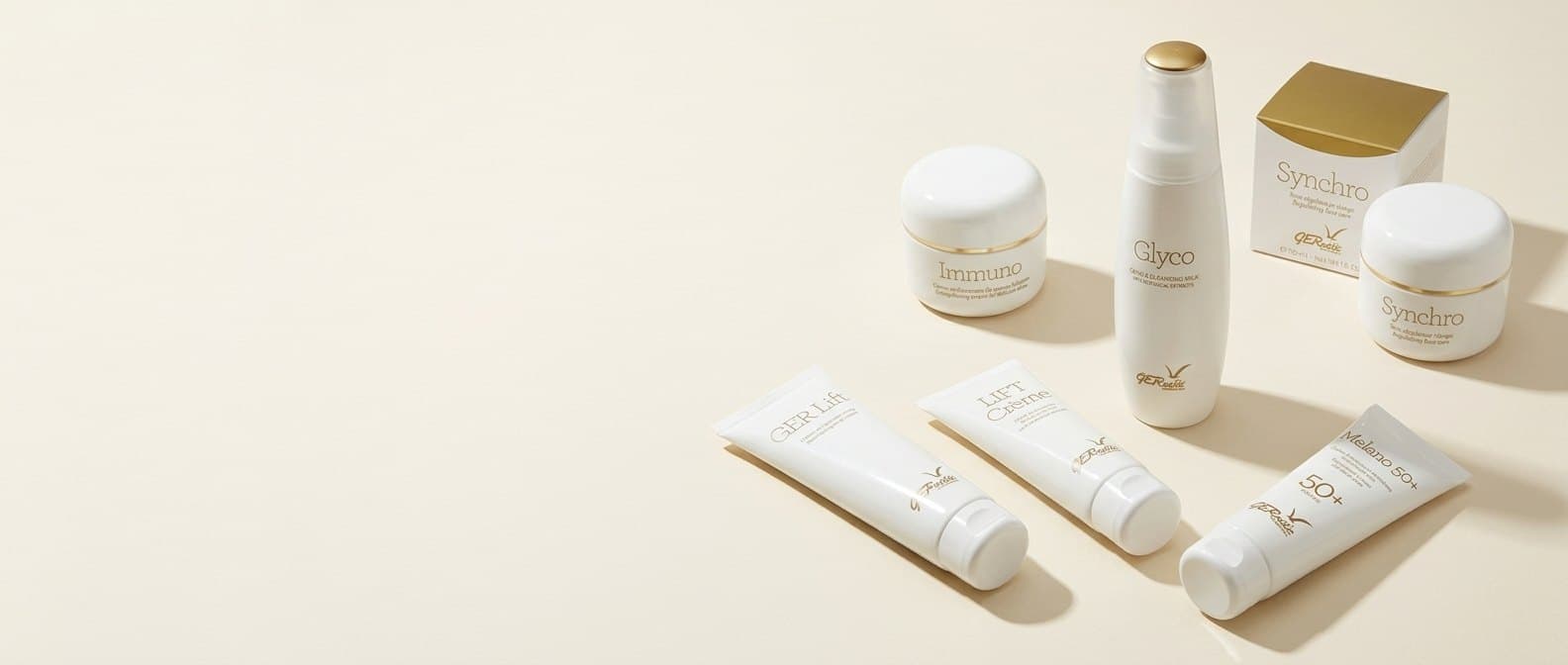 The GERnétic range: Immuno, Glyco, Synchro, GER Lift, LIFT Crème and Melano 50+