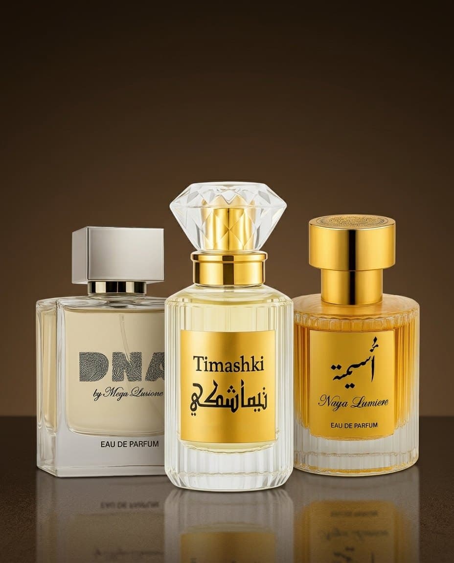 DNA, Timashki and Ousaima perfumes by Naya Lumière